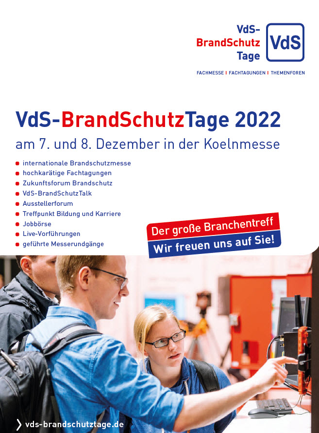 Bezoekersinformatie VdS-BrandSchutzTage 2022