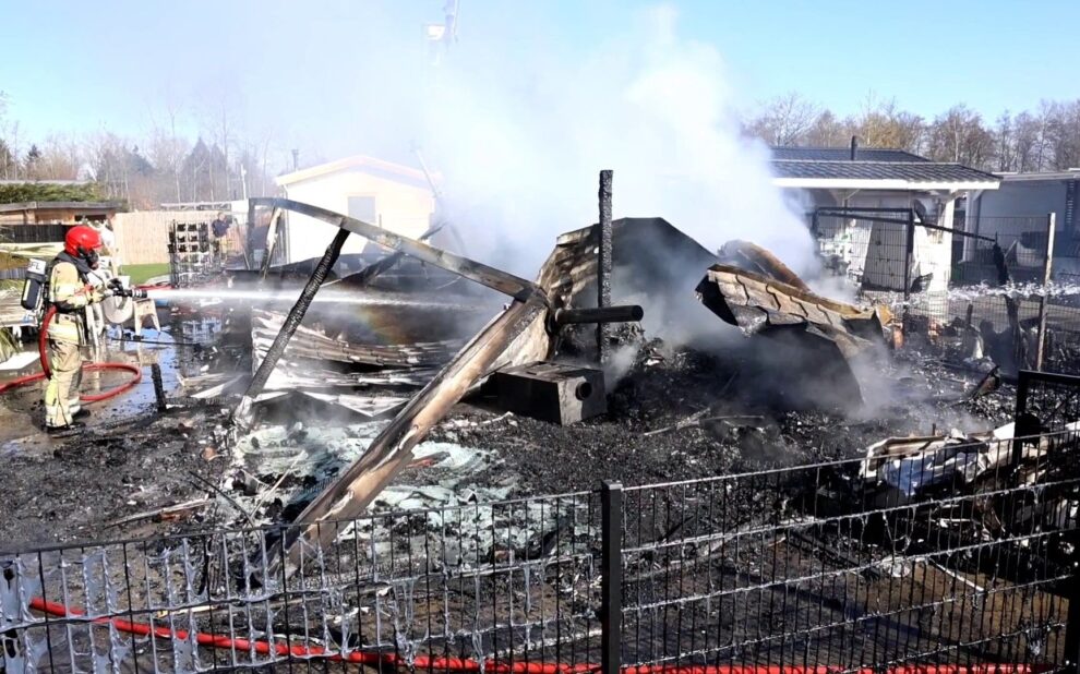 Brandveiligheid in tijdelijke verhuuraccommodaties - foto Omroep Flevoland