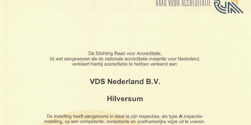 Raad voor Accreditatie – EN ISO-IEC 17020-2012 – tot 1 april 2027 – VdS Nederland – bewerkt2 Raad voor Accreditatie - EN ISO-IEC 17020-2012 - tot 1 april 2027 - VdS Nederland