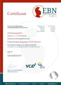 VCA certificaat 2024 - VdS Nederland