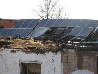 Zonnepanelenbrand - brandschade - bron CFPA VKB