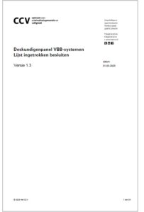 Omslag Deskundigenpanel VBB-systemen Lijst ingetrokken besluiten - V1.3